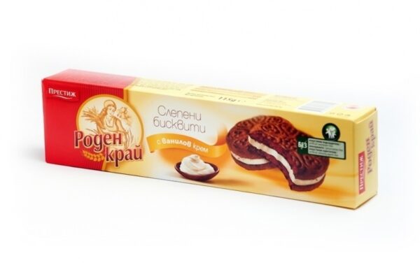 BISCUITS HOMELAND DOUBLE CREME VANILLA 115g
